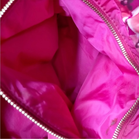 Louis Vuitton Ikat Flower Noe full MM Drawstring Shoulder Bag Nylon Pink/Red - Picture 9 of 10